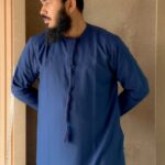 EMIRATES LUXURY THOBE BLUE - Image 2