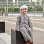EMIRATES KIDS THOBE LIGHT ASH