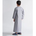 EMIRATES KIDS THOBE LIGHT ASH - Image 2